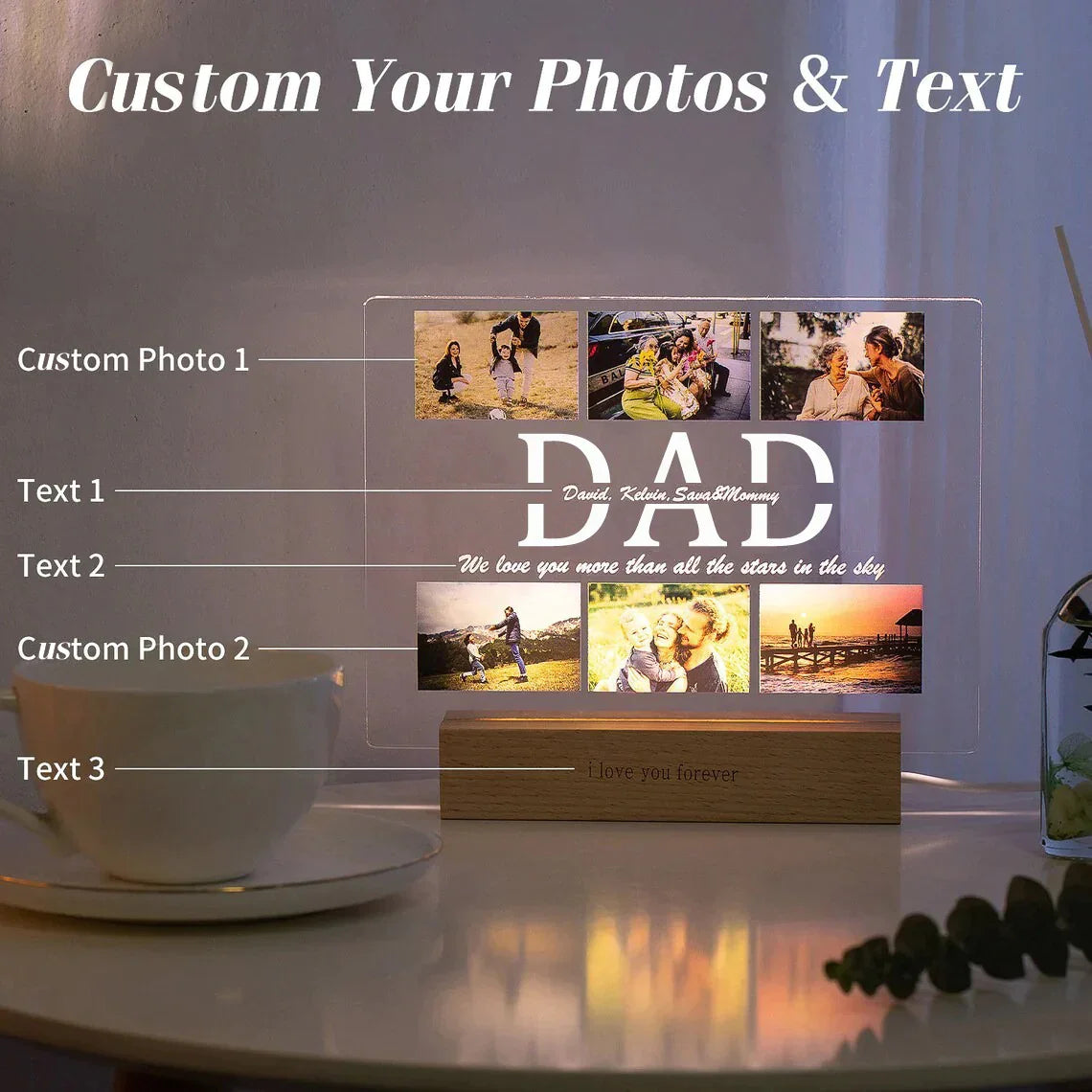 Personalized Photo Night Lamp